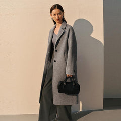 Women's Straight Wool Coat