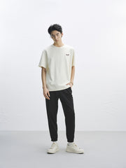 Men's Slim Tapered Joggers with Cuffed Hem