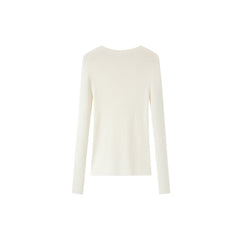 Women's Round Neck Wool Pullover