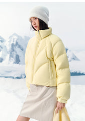 Women's Short Oversized Quilted Down Jacket