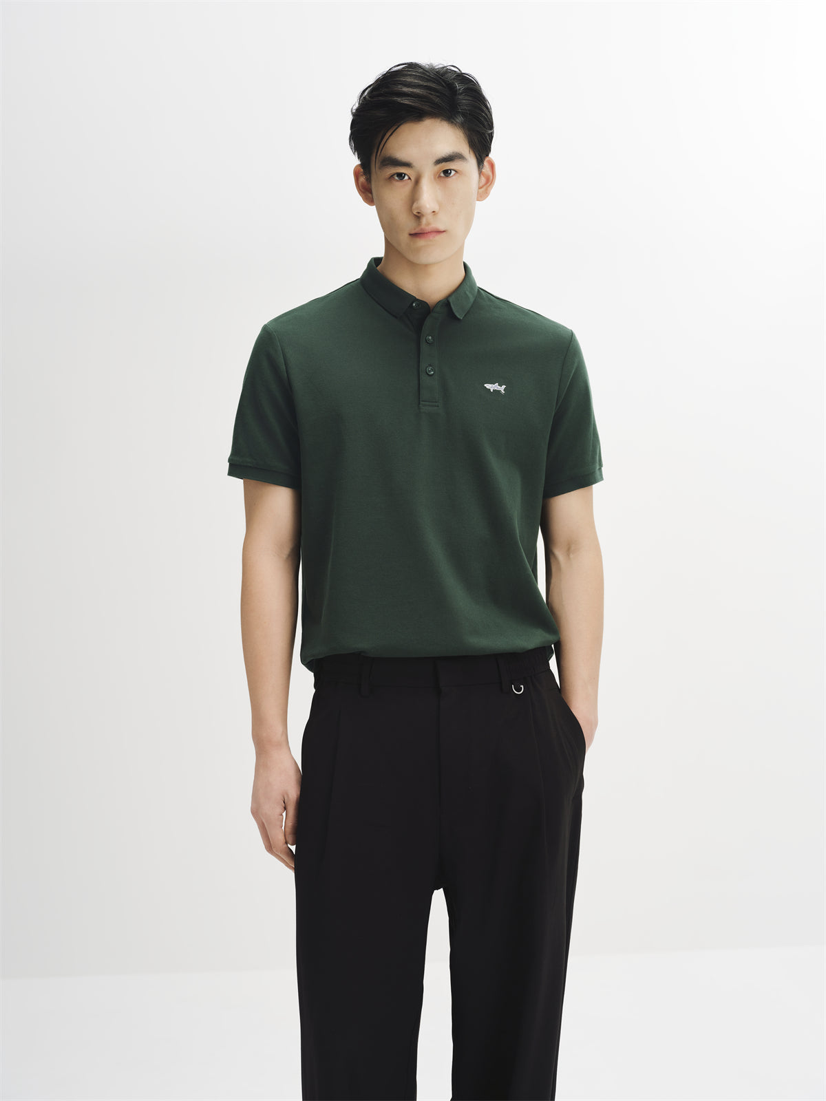 Men's Sorona Cooling Dark Green Polo Shirt