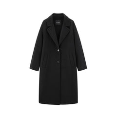 Women's Straight Wool Coat