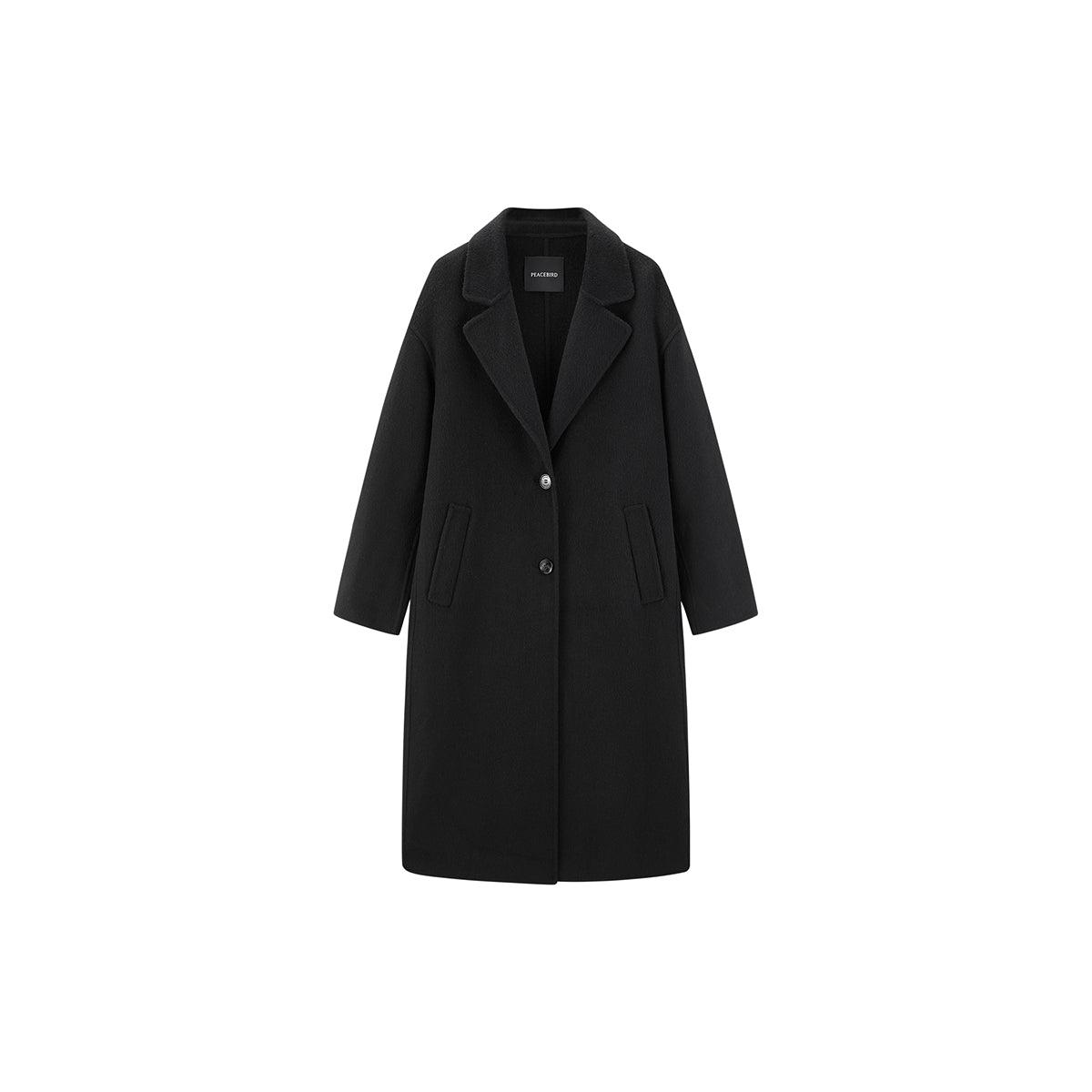 Women's Straight Wool Coat