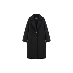 Women's Straight Wool Coat