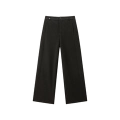 Women's High-Waist Heavyweight Chenille Wide-Leg Pants