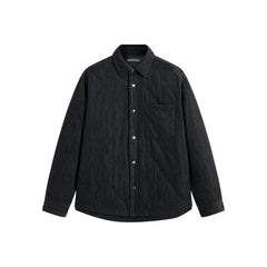 Men's Oversized Quilted Shirt