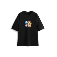 Men's Cotton Cartoon Graphic T-Shirt