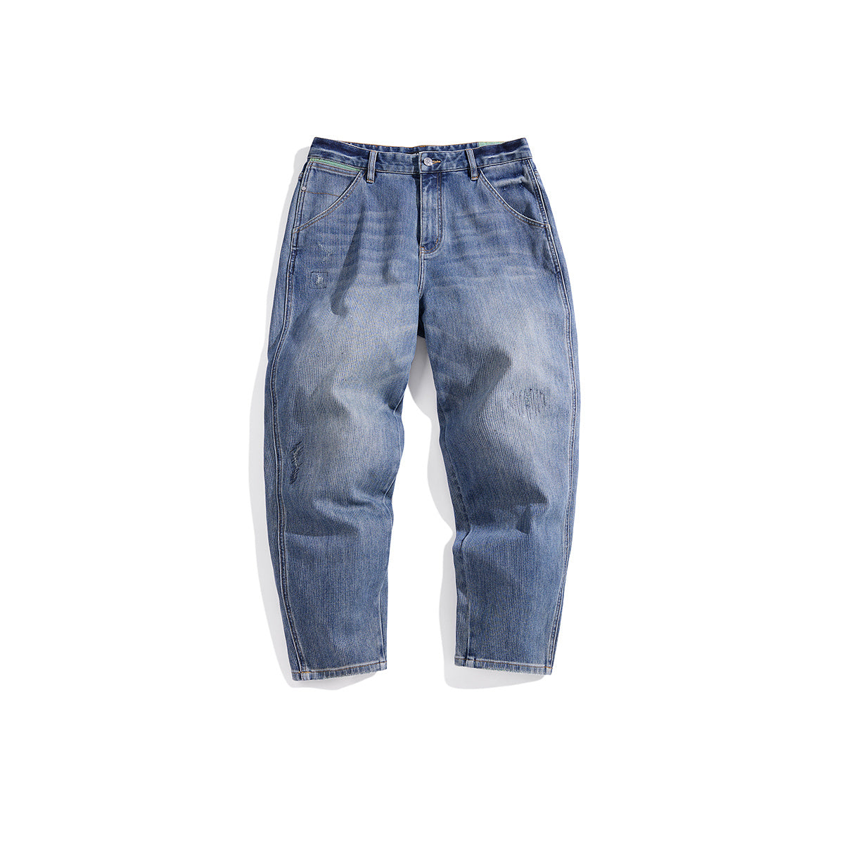 Men's Ripped Tapered Jeans