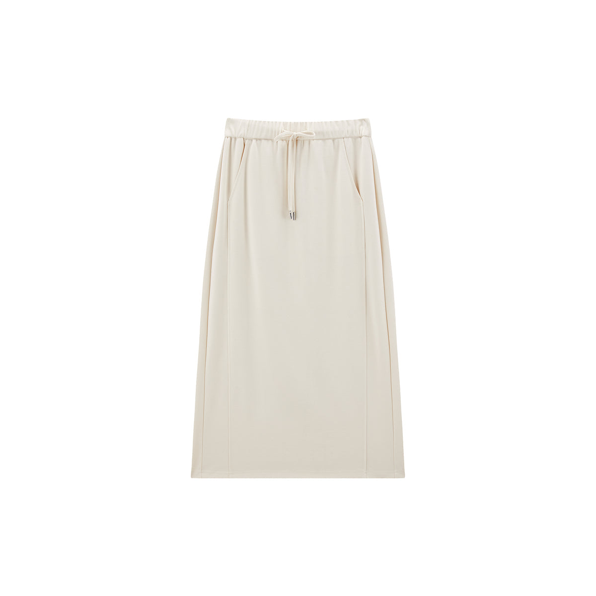 Women's Drawstring High-Waist Straight Skirt