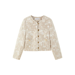 Women's Jacquard Fabric Jacket