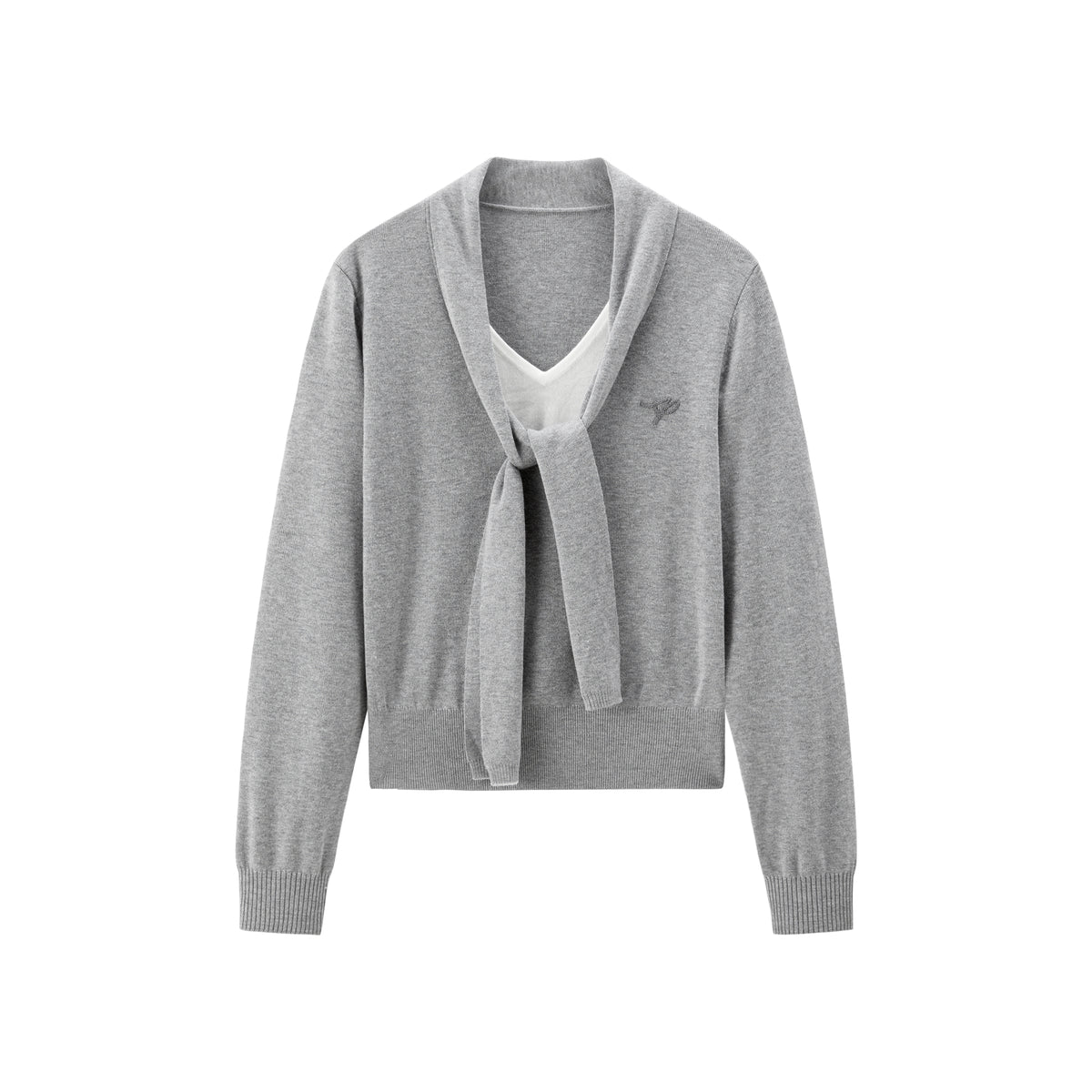 Women's Slim-Fit Layered-Look Top