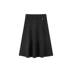 Women's High Waist Midi Knit Skirts