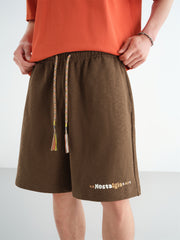 Men's Contrast Drawstring Sports Shorts
