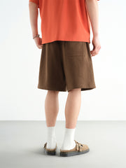 Men's Contrast Drawstring Sports Shorts