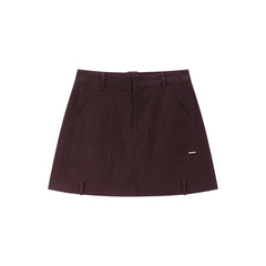 Women's High-Waisted A-Line Denim Skirt