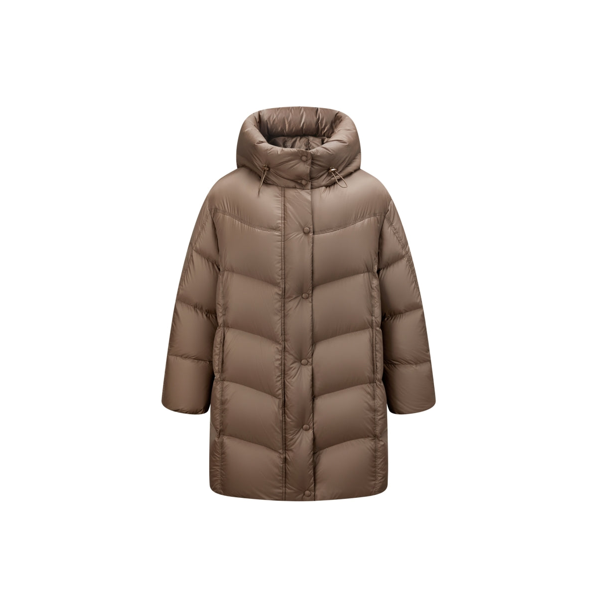 Women's Quilted Long Warm Puffer Jacket