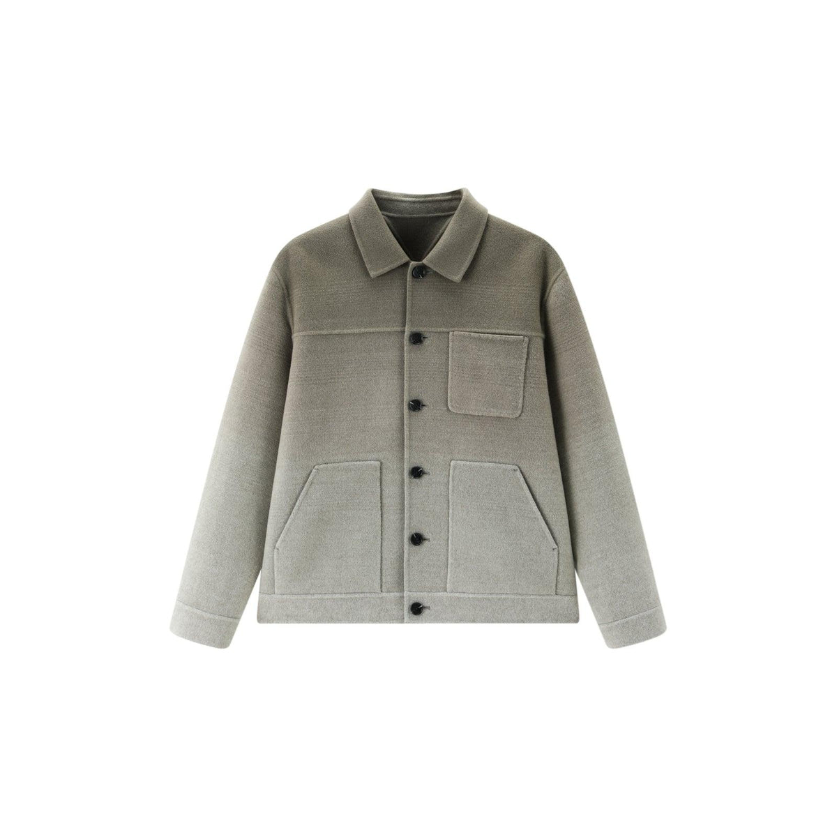 Men's Gradient Sheep Wool Jacket