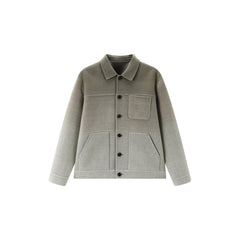 Men's Gradient Sheep Wool Jacket