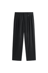 Men's Straight-Leg Textured Suit Pants