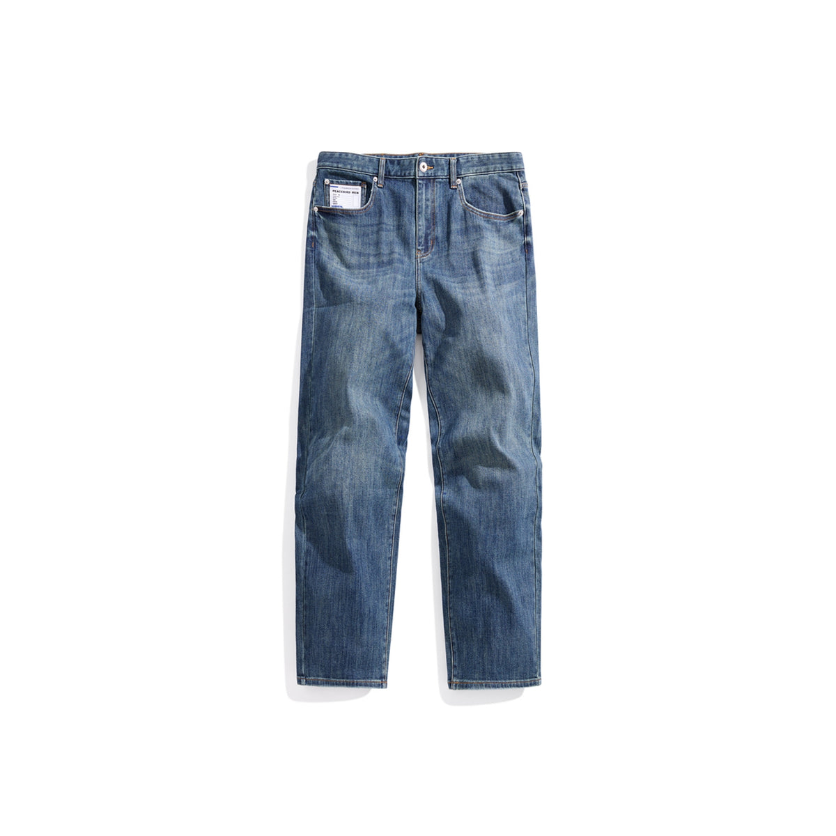 Men's Vintage Washed Straight Jeans