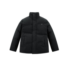 Men's Textured-Panel Down Jacket