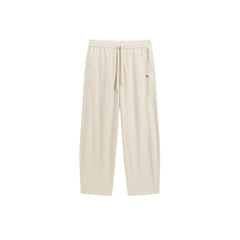 Men's Solid Textured Wide Leg Pants