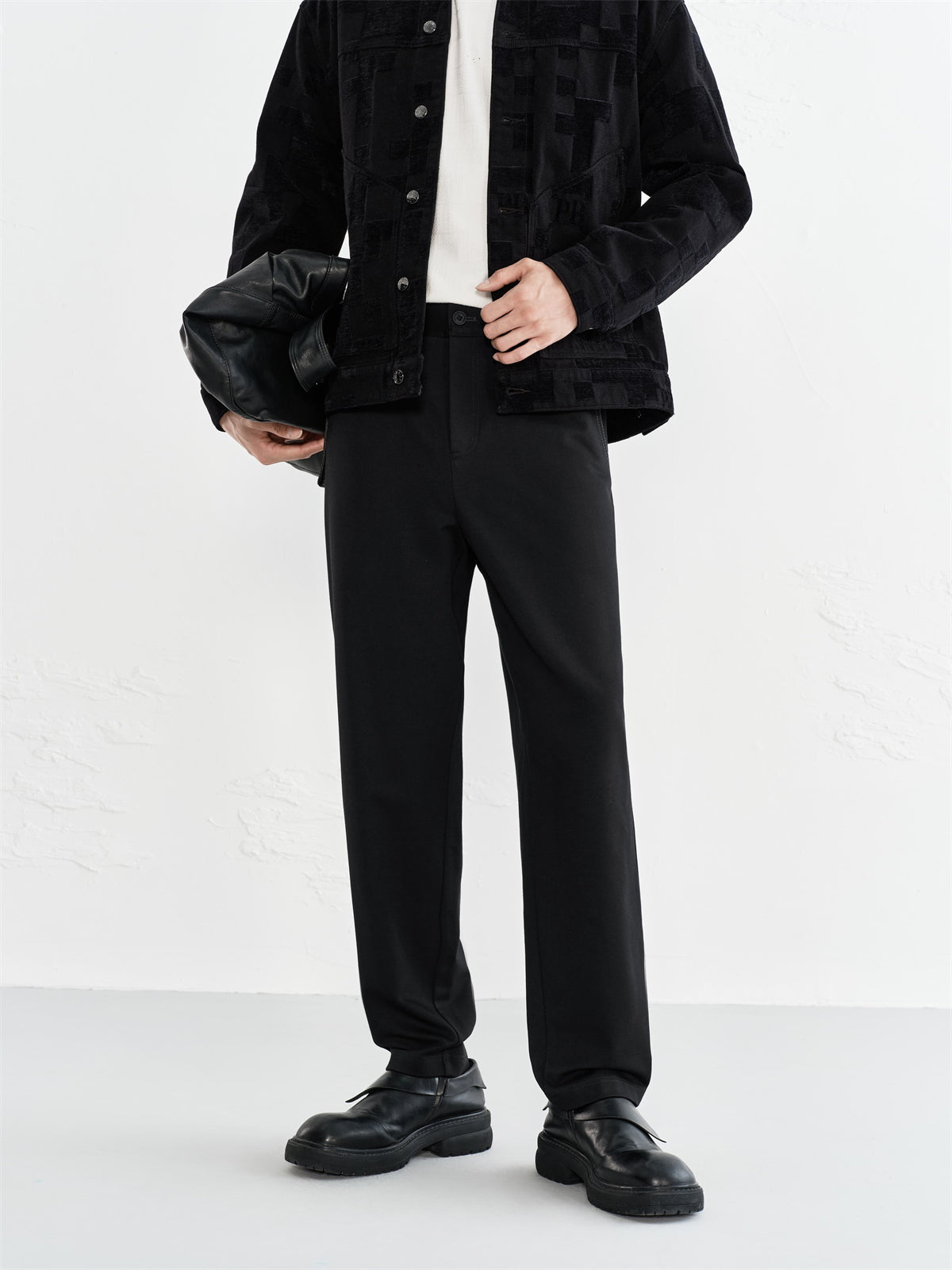 Men's Fleece-Lined Tapered Casual Pants