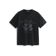 Men's Heavyweight Printed T-Shirt with Embroidery