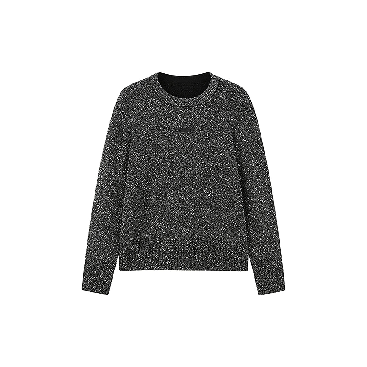 Women's Heavy Machinery-crafted Sequin Knit Pullover