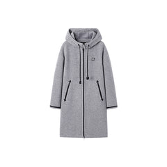 Women's Zip Front Hooded Coat