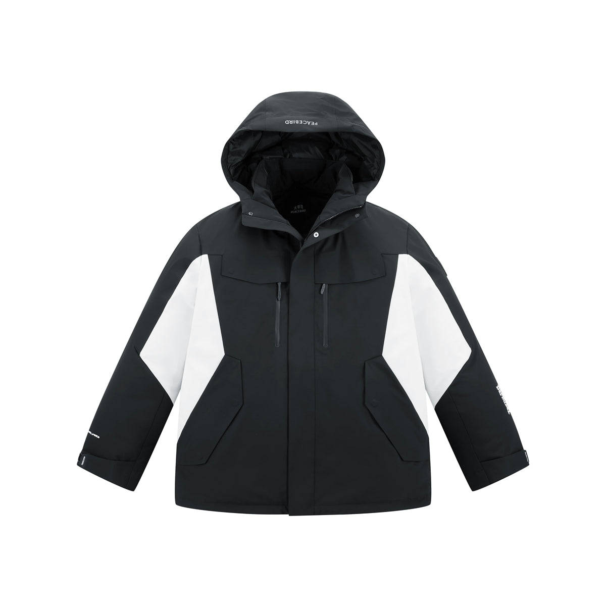 Men's Colorblock Water-Repellent Goose Down Jacket