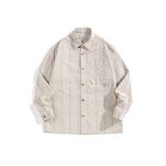 Men's All-Over Jacquard Casual Shirt