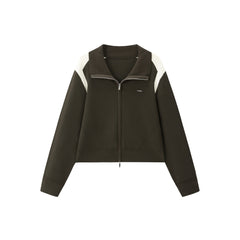 Women's Sporty Contrast Knit Set