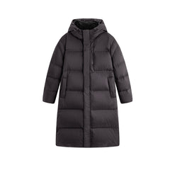 Men's Long Hooded Ultra-Warm Down Coat