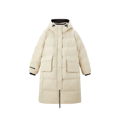 Women's Mid-Length Thermal Triple-Proof Down Coat