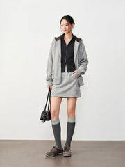 Women's Casual Sweatshirt & Skirt Set