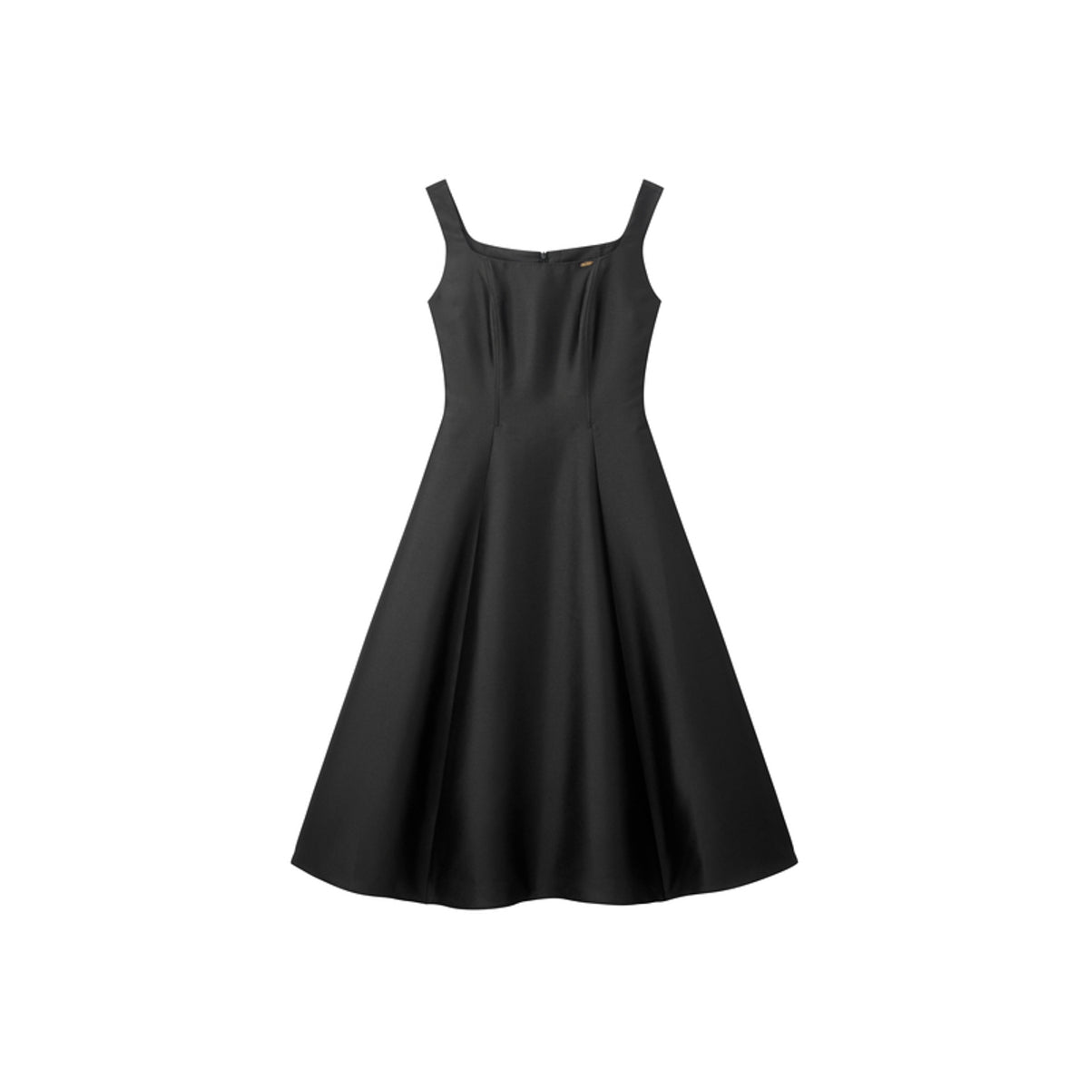 Women's Sleeveless Square-Neck A-Line Dress