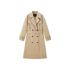 Women's Double-Breasted Trench Coat