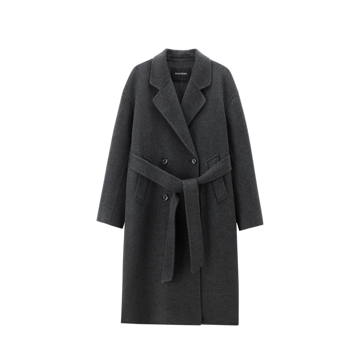Women's Double-Breasted Double-Face Wool Coat