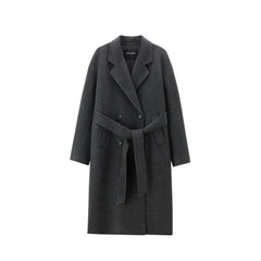 Women's Double-Breasted Double-Face Wool Coat