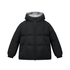 Men's Lightweight Contrast Hooded Down Jacket