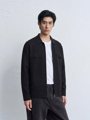 Men's Commuter Jacket-Style Knitwear