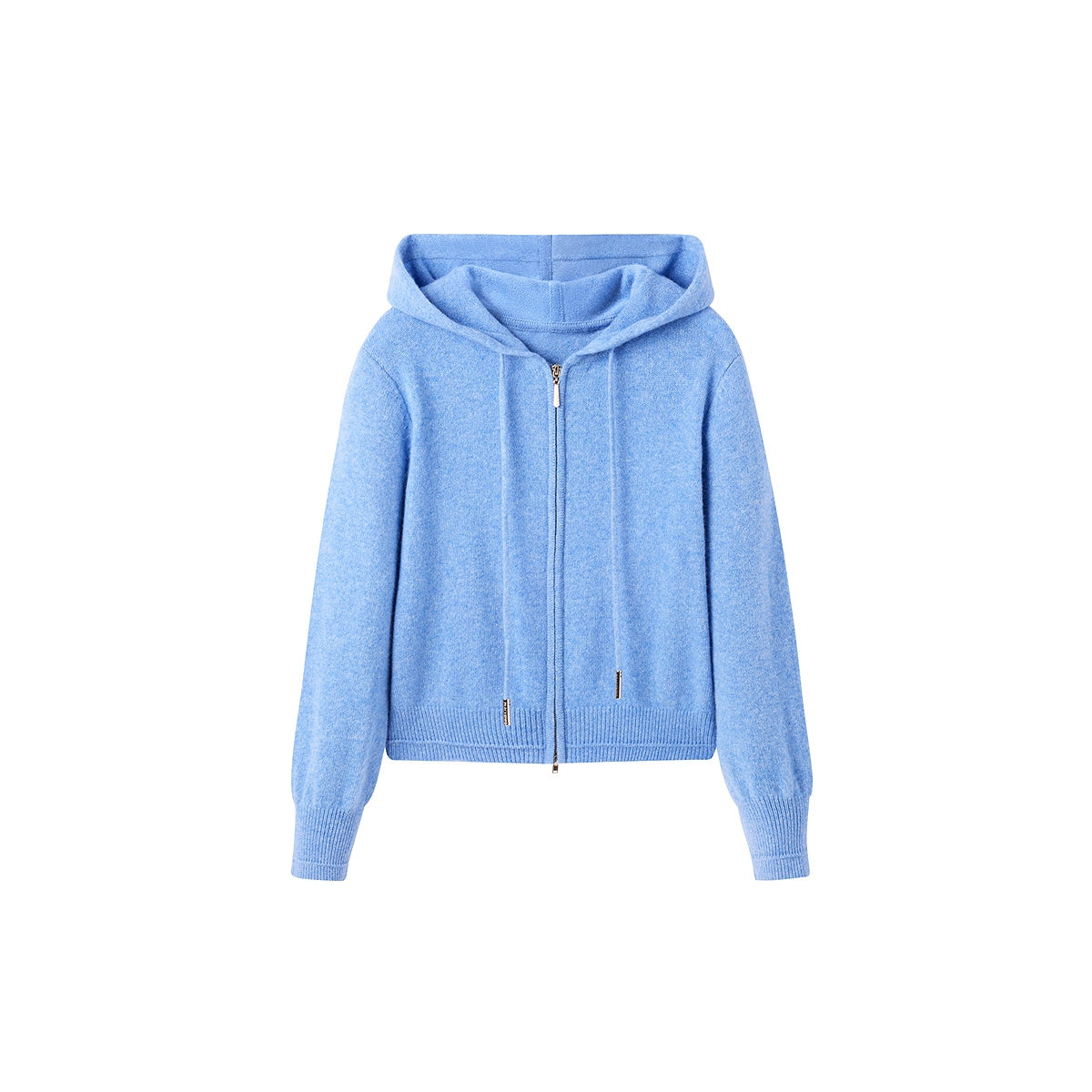 Women's Wool Knitted Hooded Cardigan