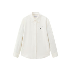 Women's Linen-Blend Long-Sleeve Shirt