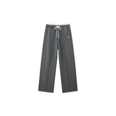 Women's Spliced High Waist Straight Pants