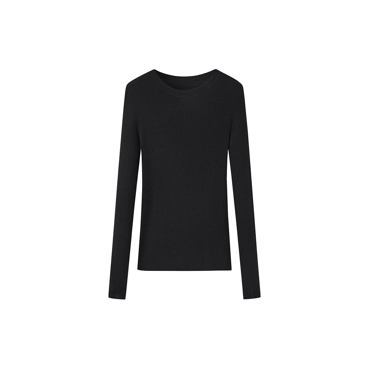 Women's Round Neck Wool Pullover