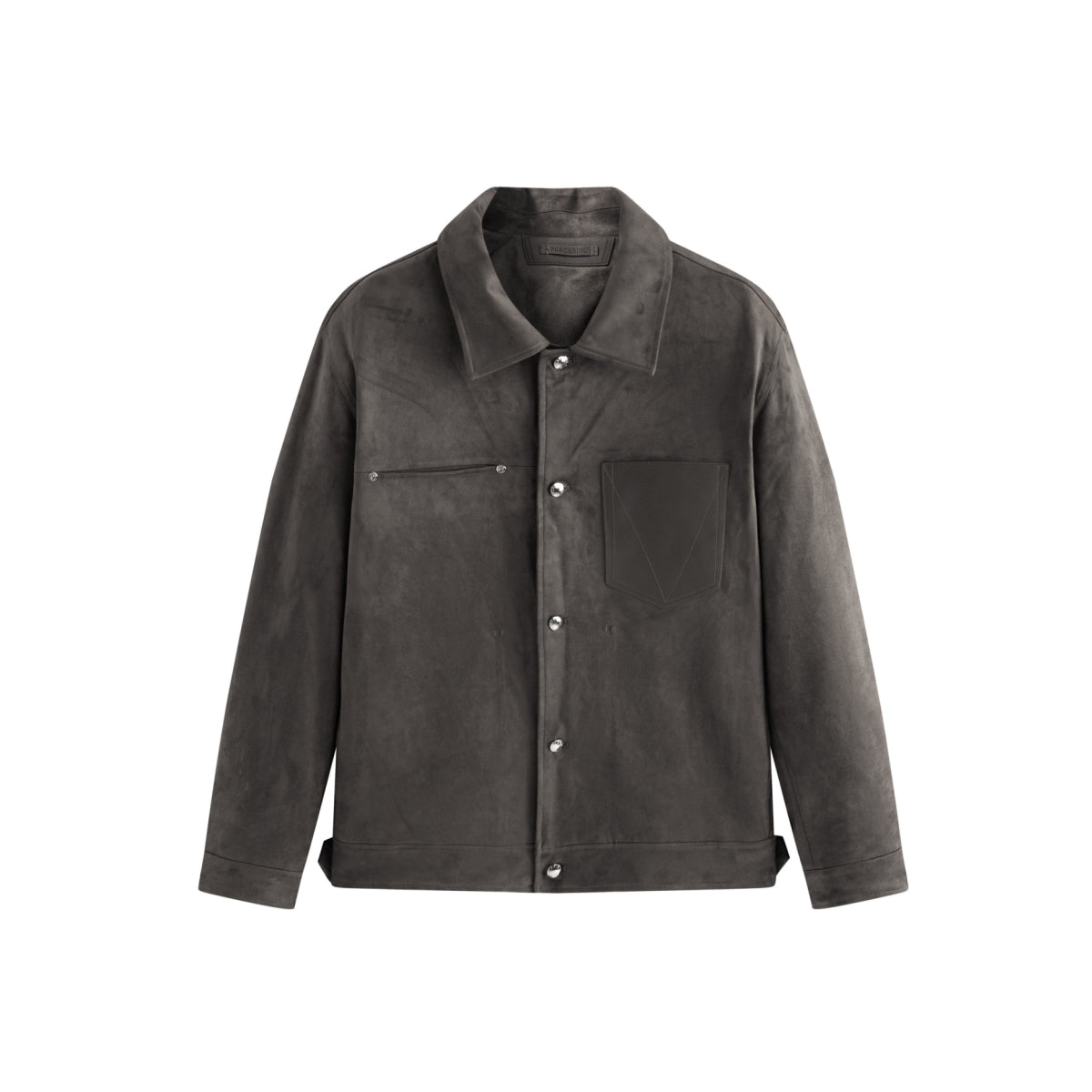 Men's Quilted Faux Suede Jacket