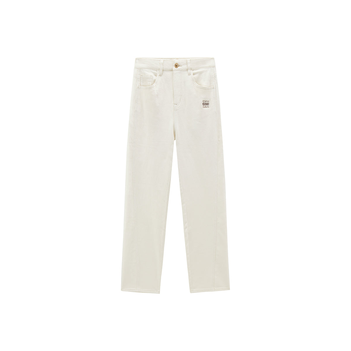 Women's Embroidered Straight Jeans