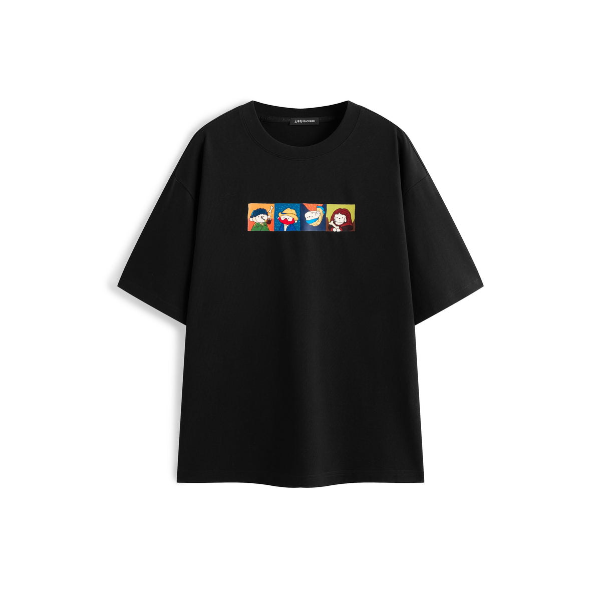 Men's Cotton Cartoon Print T-Shirt