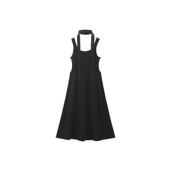 Women's Ribbon Knitted Tank Midi Dress